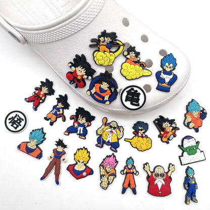 22pcs Dragon Ball Crocs Accessories