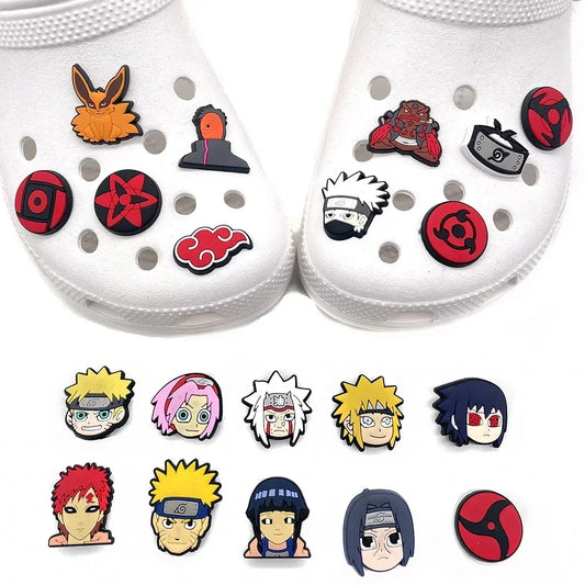 20Pcs Naruto Crocs Accessories